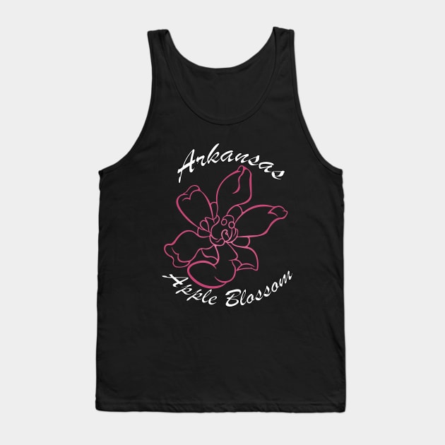 Arkansas - Apple Blossom Tank Top by Noir Fox